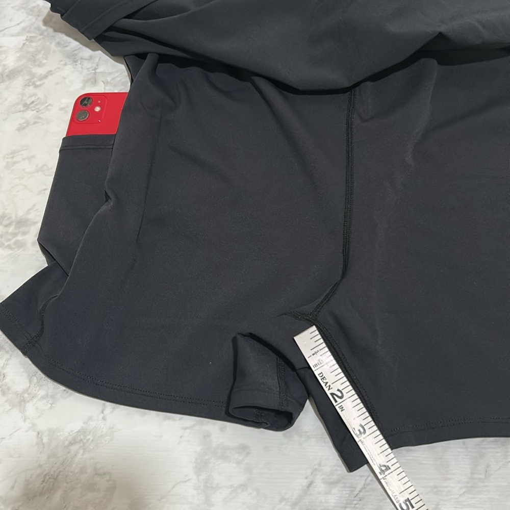 ABERCROMBIE WOMEN SKIRT ROMPER BLACK Sz XLP - Picture 7 of 9